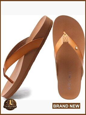 Women's Thong Sandals with Arch Support Non-Slip Yoga Mat Sole Casual Summer